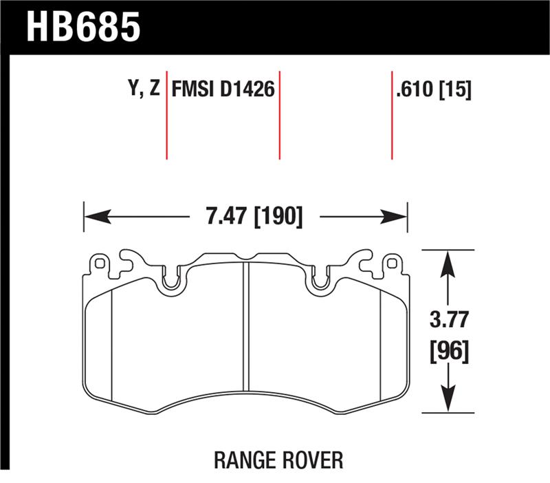 HAWK Ceramic Brake Pad Sets