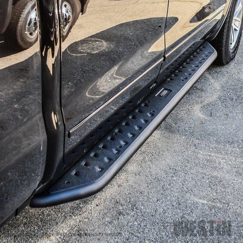 Westin 14-18 Chevrolet/GMC Silv/Seirra 1500 Double Cab Outlaw Nerf Step Bars - Textured Black thumbnail 9