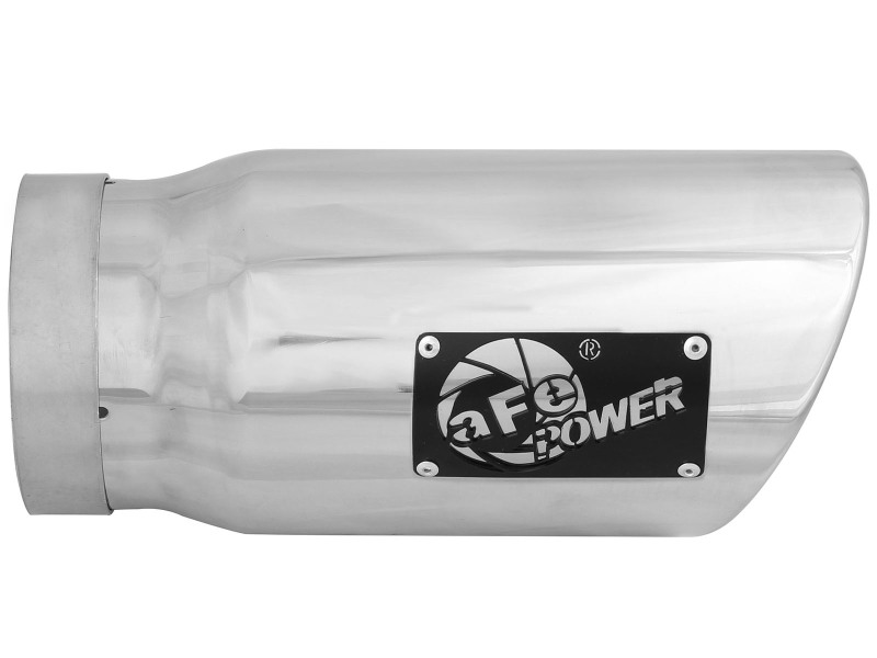 aFe Diesel Exhaust Tip Bolt On Polished 5in Inlet x 6in Outlet x 12in Long thumbnail 9