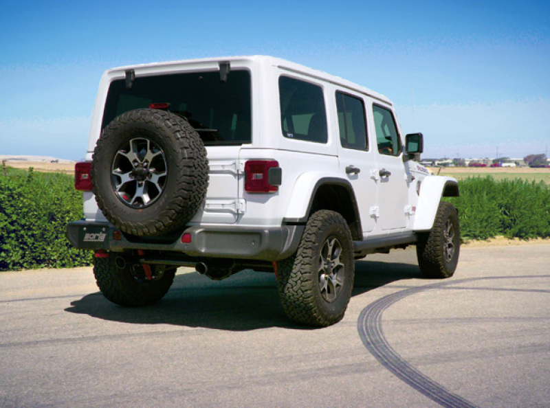 Borla 18-19 Jeep Wrangler JL/JLU 2.0L 4Cyl 2DR/4DR Axle Back Exhaust ATAK w/ 2.5in Tips - Black thumbnail 5