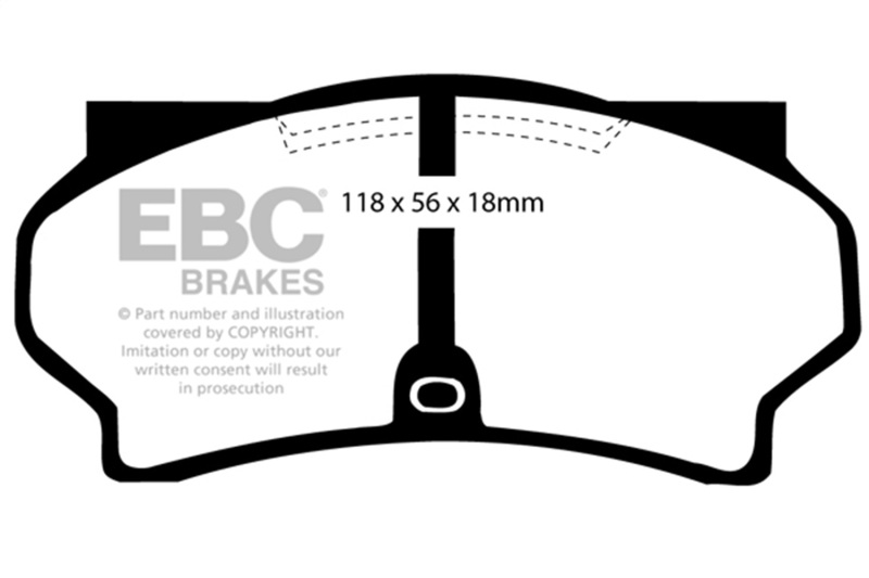 EBC S1 Brake Pad and Rotor Kit (1x ebcRK1815R, 1x ebcUD9181) thumbnail 4