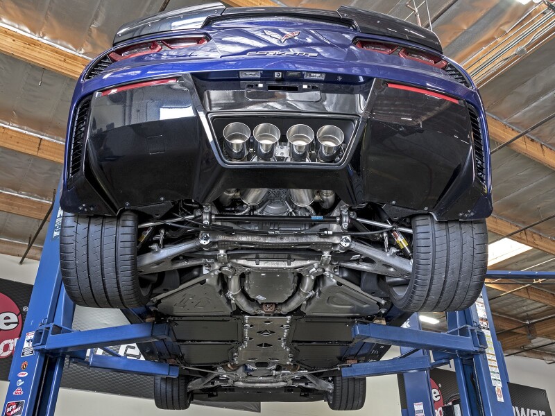 aFe MACH Force XP Axle Back 304SS Exhaust w/ Carbon Fiber Tips 15-19 Chevy Corvette Z06 thumbnail 8
