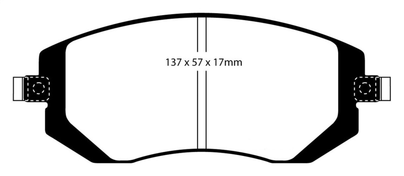 EBC S6 Kits Bluestuff Pads and GD Rotors (1x ebcDP51661NDX, 1x ebcGD7411) thumbnail 4