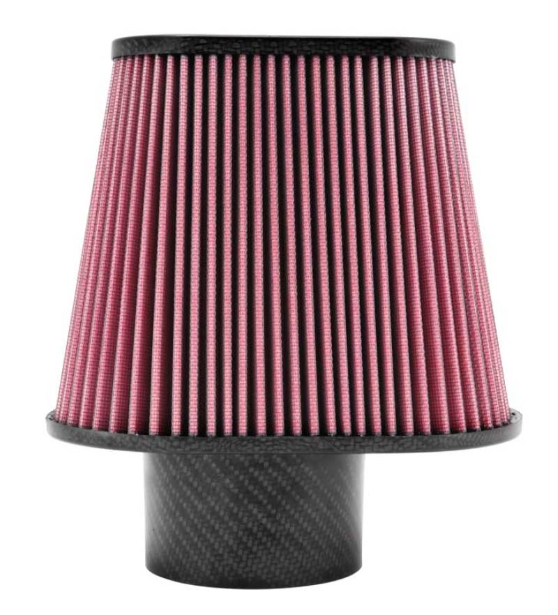 K&N Universal Air Filter 3 11/16in Flange x 8 3/4 x 5 1/2in Base x 6 3/8 x 3 3/16in Top x 7in Height thumbnail 4