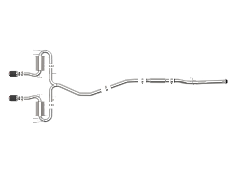 aFe Takeda 3in 304 SS Cat-Back Exhaust System w/CF Tips 17-20 Honda Civic Sport L4-1.5L (t) thumbnail 6