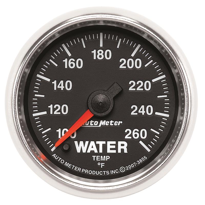 Autometer GS 100-260 degree Electronic Water Temperature Gauge