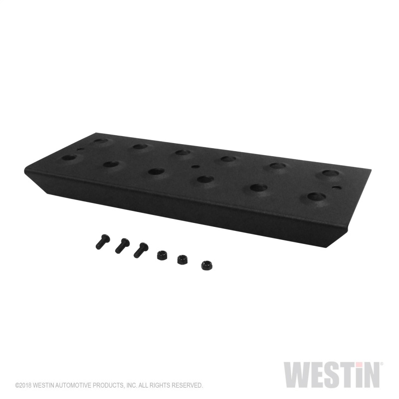 Westin Replacement service kit includes 11 inch die stamped step pad and fasteners - Black thumbnail 9