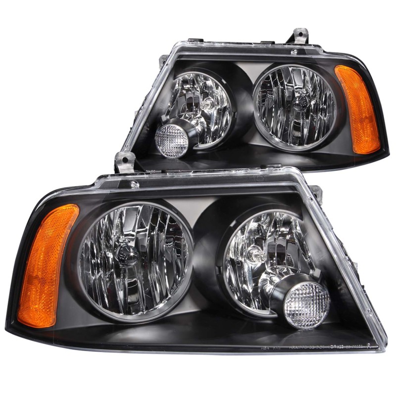 ANZO 2003-2006 Lincoln Navigator Crystal Headlights Black thumbnail 3