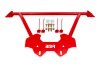 BMR 68-72 Chevrolet Monte Carlo (A-Body) Front Chassis Reinforcement Brace - Red thumbnail 4