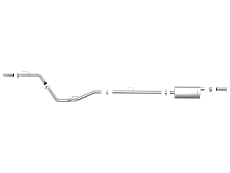 aFe Apollo GT Series 2-1/2in 409 SS Cat-Back Hi-Tuck Exhaust System 2020 Jeep Gladiator (JT) V6-3.6L thumbnail 6