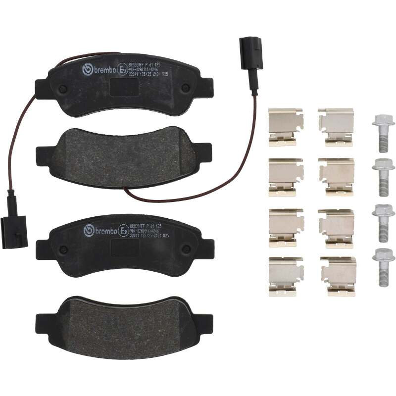 Brembo OE 2015 RAM ProMaster 1500/17-21 ProMaster 1500/2015 ProMaster 2500 Low-Met Brake Pad - Rear thumbnail 2
