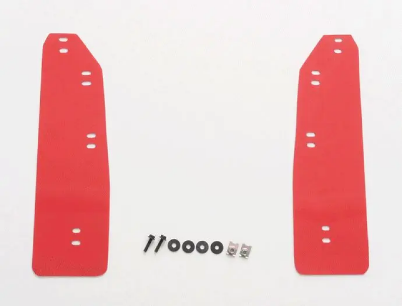 Cusco 2023+ Honda Civic Type-R (FL5) EVA Bolt-On Red Mud Flap (Set of 2) - Front Only