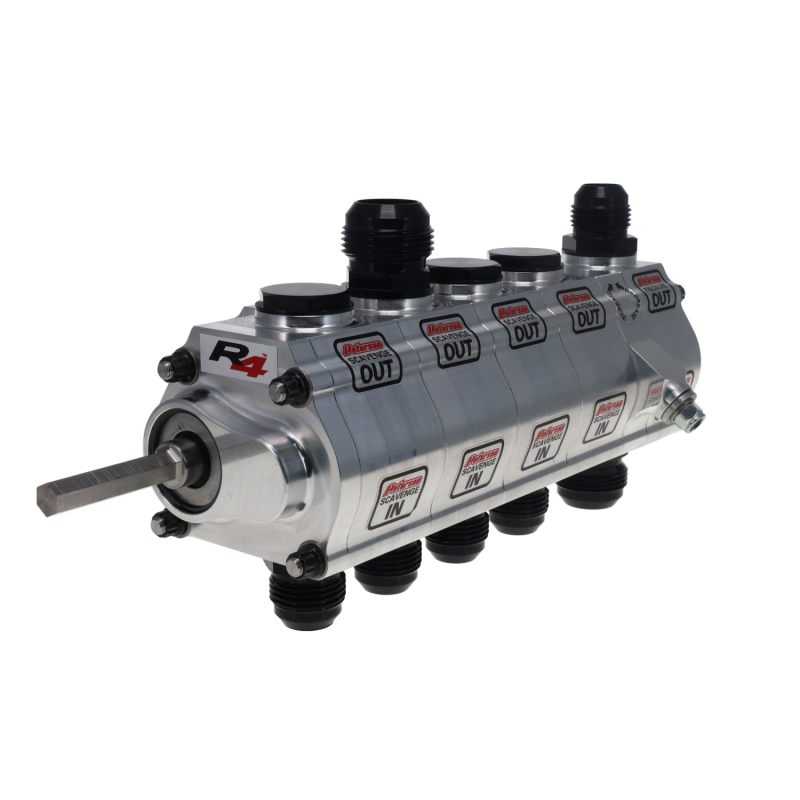 Peterson Fluid Systems R4 5-Stage Oil Pump - Left Side Mount - Dr Rear Drive w/ Hex thumbnail 4