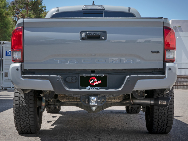 aFe 16-22 Toyota Tacoma Apollo GT Series 2.5in. - 3in. 409 SS Cat-Back Exhaust System w/ Black Tip thumbnail 8