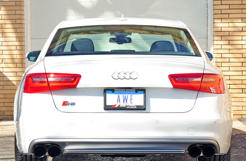 AWE Tuning Audi C7 / C7.5 S6 4.0T Track Edition Exhaust - Diamond Black Tips thumbnail 9