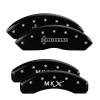 MGP 4 Caliper Covers Engraved Front Lincoln Engraved Rear MKX Black finish silver ch thumbnail 8