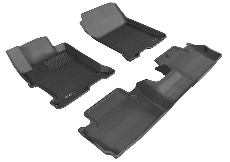 3D MAXpider 13-17 Honda Accord Coupe Kagu Black Full Set thumbnail 3