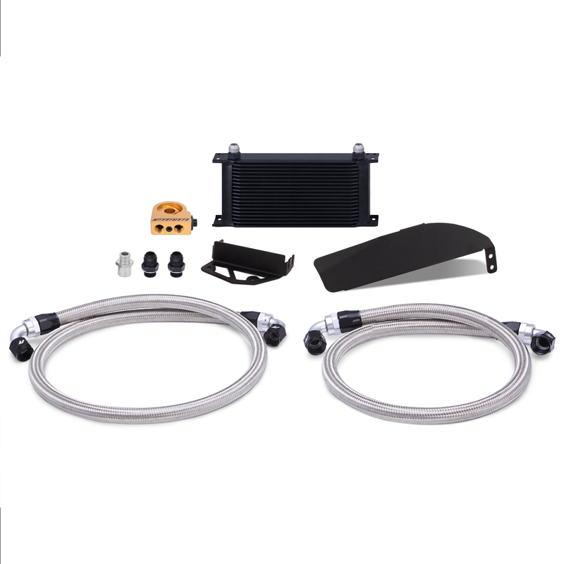 Mishimoto 2017+ Honda Civic Type R Direct Fit Oil Cooler Kit - Black thumbnail 3
