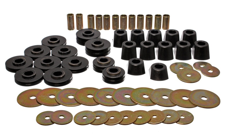 Energy Suspension 67-95 K5 Blazer/67-70 Denali XL/Suburban/Yukon XL 4WD Black Body (Cab) Mount Set thumbnail 3