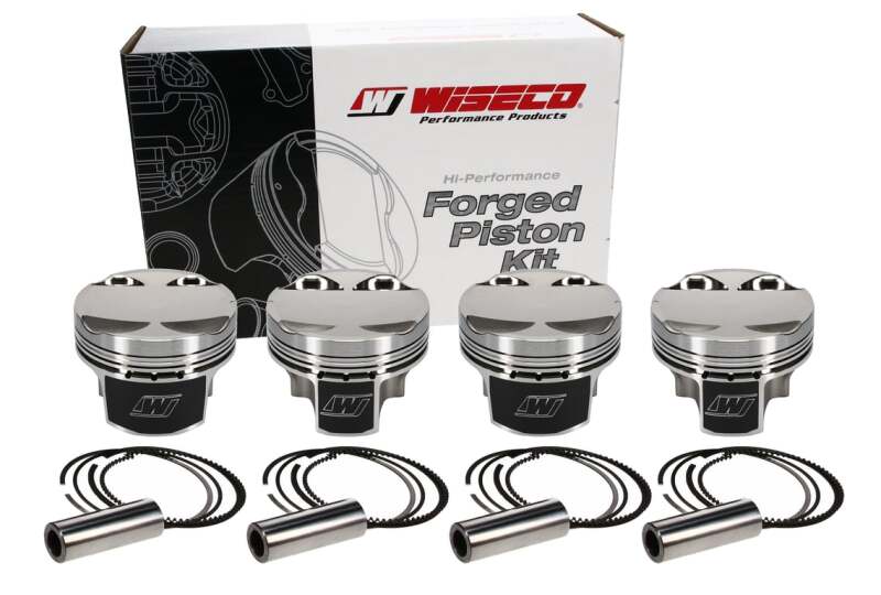 Piston Set, Mitsubishi, 4G63, 87.00 mm Bore, Sport Compact, Set of 4