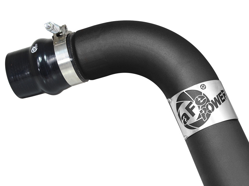 BladeRunner 3 IN Aluminum Hot Charge Pipe Black