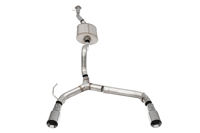 Corsa 21-25 Ford Bronco 2.7L 4-Door 2.75in Cat-Back Dual Rear Exhaust w/4in Straight-Cut Polish Tips thumbnail 2
