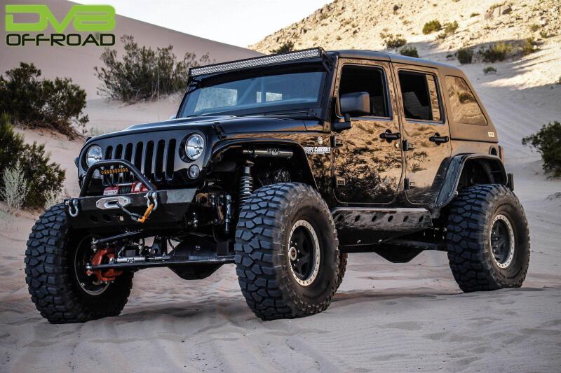 DV8 Offroad 07-18 Jeep Wrangler JK 2 Piece Fast Back Hard Top 4 Door - Black (DS Only) thumbnail 8