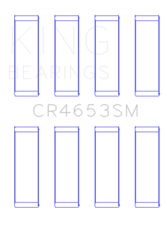 King Engine Bearings Toyota 2AR-FE/ 2AR-FXE (Size 0.05) Connecting Rod Bearing Set