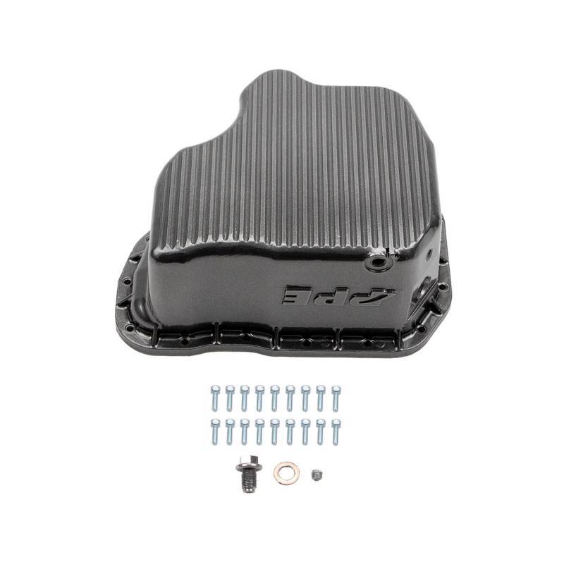 Wehrli 01-10 GM Duramax WCFab X PPE High Capacity Aluminum Oil Pan - Cat Yellow