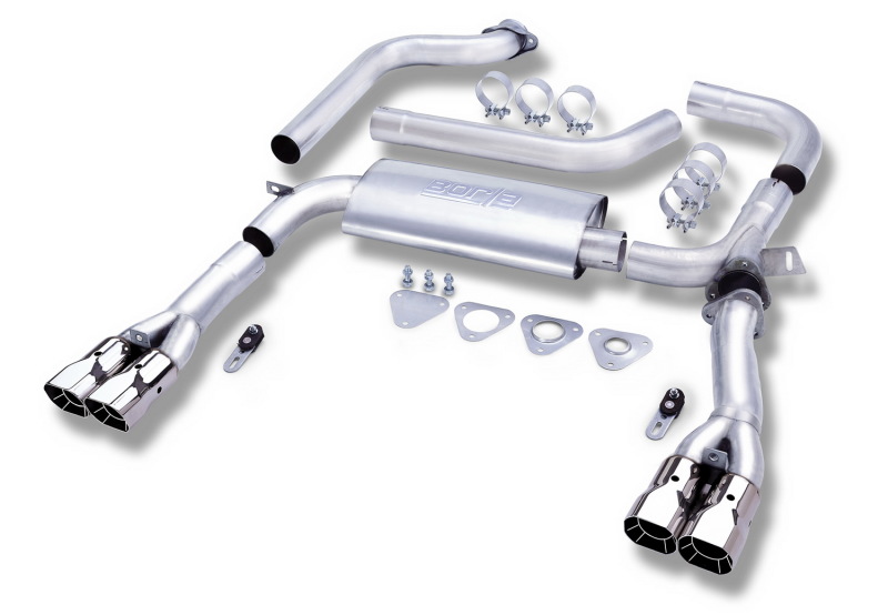 Borla 95-97 Chevrolet Camaro / Pontiac Trans Am 5.7L 3in Adjustable SS Cat-Back thumbnail 6