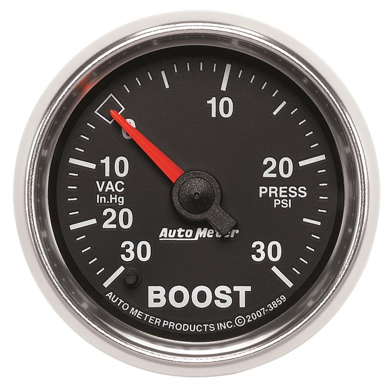 Autometer GS 30inhg-30PSI Digital Vac/Boost Gauge