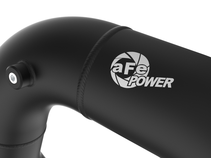 BladeRunner 3 IN Aluminum Hot Charge Pipe Black