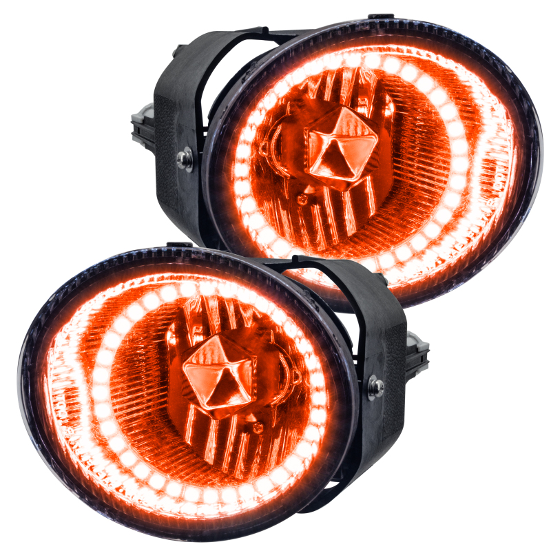 Oracle Lighting 01-02 Nissan Frontier Pre-Assembled LED Halo Fog Lights -Amber thumbnail 2