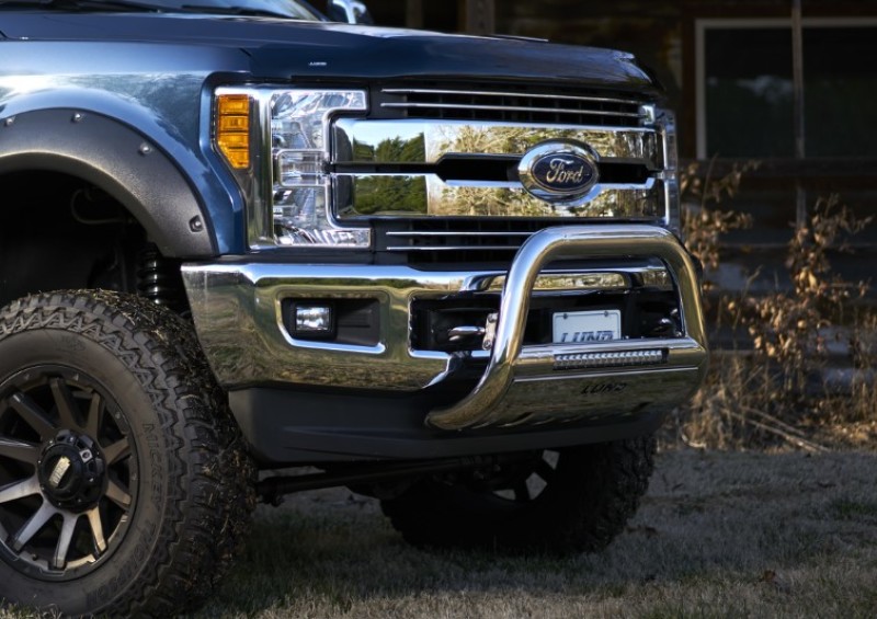 Lund 2017 Ford F-250 Super Duty Bull Bar w/Light & Wiring - Polished thumbnail 9
