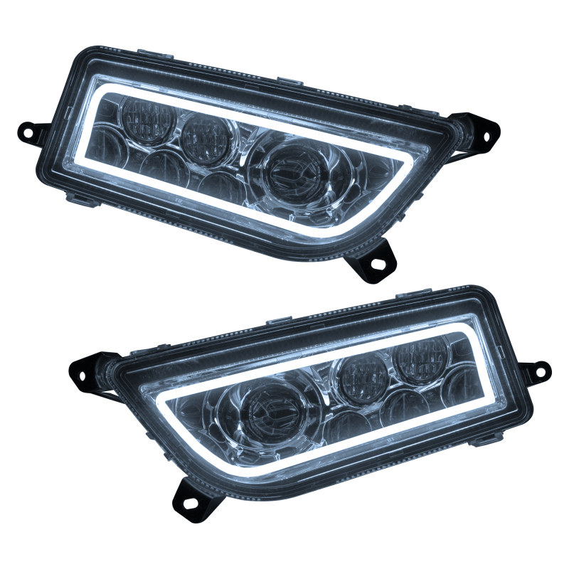 Oracle 14-21 POLARIS RZR 1000 XP Headlight Halo Kit - ColorSHIFT