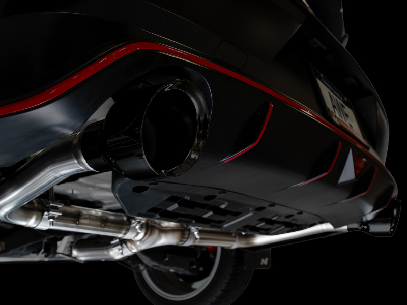 AWE Tuning 22-26 Hyundai Elantra N Track Edition Cat-Back Exhaust - Diamond Black Tips thumbnail 4
