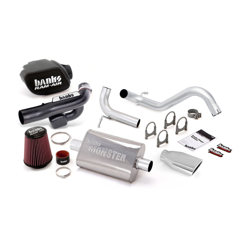 Banks Power 12-15 Jeep 3.6L Wrangler 2dr Stinger Sys (no AutoMind) - SS Single Exh w/ Chrome Tip thumbnail 2