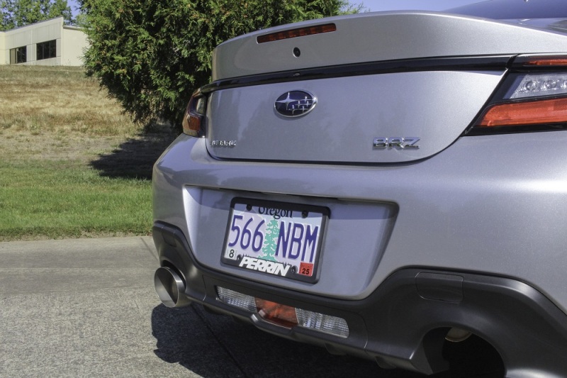 PERRIN 22-26 Subaru BRZ / Toyota GR86 Axle Back Exhaust SS (Single Side Exit w/Helmholtz Chamber) thumbnail 6
