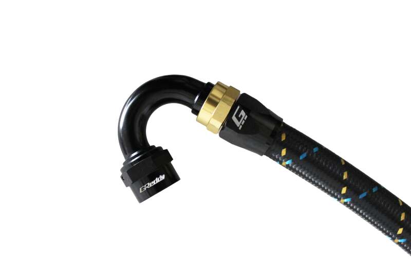 GReddy AN04 150 DEGREE HOSE END SWIVEL BLACK/GOLD ANODIZED thumbnail 9