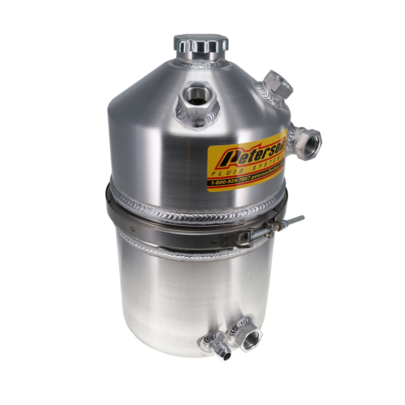 Peterson Fluid Systems Oil Tank 4 Gallon Dual Breather