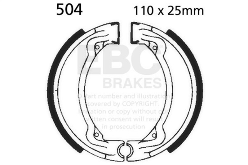 EBC 04-05 United Motors Zyclone 50 Rear Left FA-SFA-TT-X Brake Pads