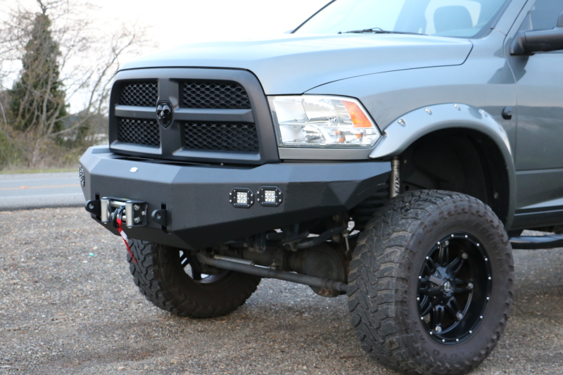 DV8 Offroad Front Bumpers FBDR2-02 Bumper, Front, Steel, Black Textured Powdercoat, Ram, Each thumbnail 5