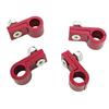 Russell Tubing Clamps 654252 Hose and Line Mounting Clamps, Clamps, 1 Hose Capacity, Aluminum, Blue Anodized, for Use with 3/8 in. Steel or Aluminum Tubing, Set of 4 thumbnail 4