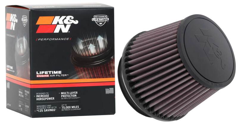K&N Filter Universal X Stream Clamp-On 4-1/2in Flange 5-7/8in Base 4-1/2in Top 4-1/2in Height thumbnail 8