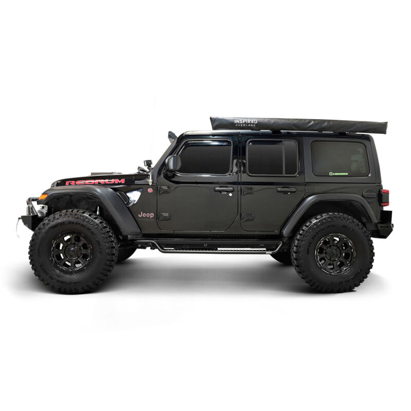 Westin 18-26 Jeep Wrangler 4dr Outlaw Drop Running Boards - Tex. Blk thumbnail 3