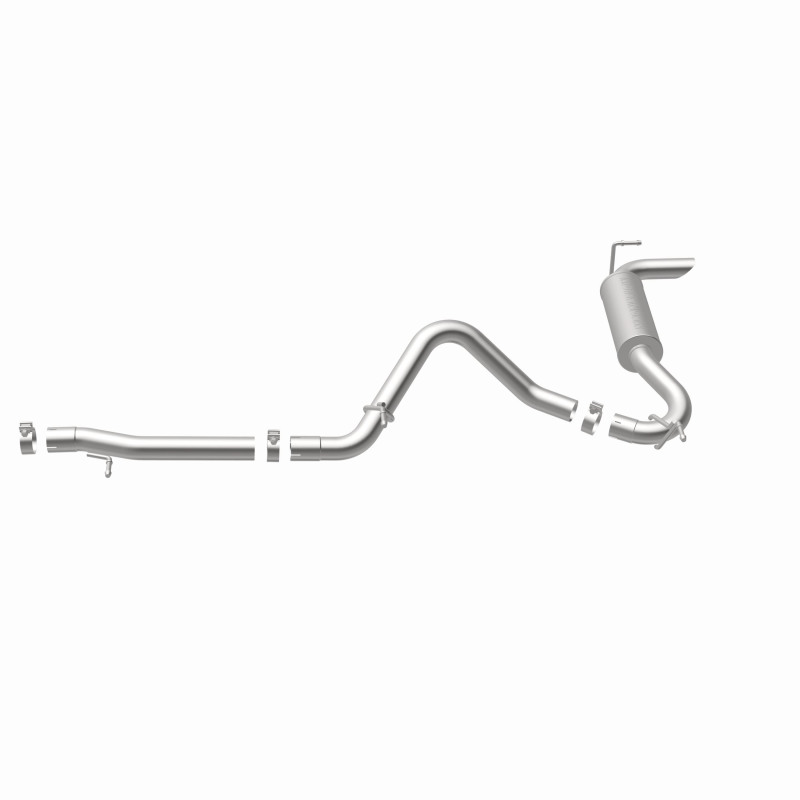 MagnaFlow 12-14 Jeep Wrangler 3.6L Single Straight Rear P/S Exit Stainless C/b Perf Exhaust-Comp thumbnail 6