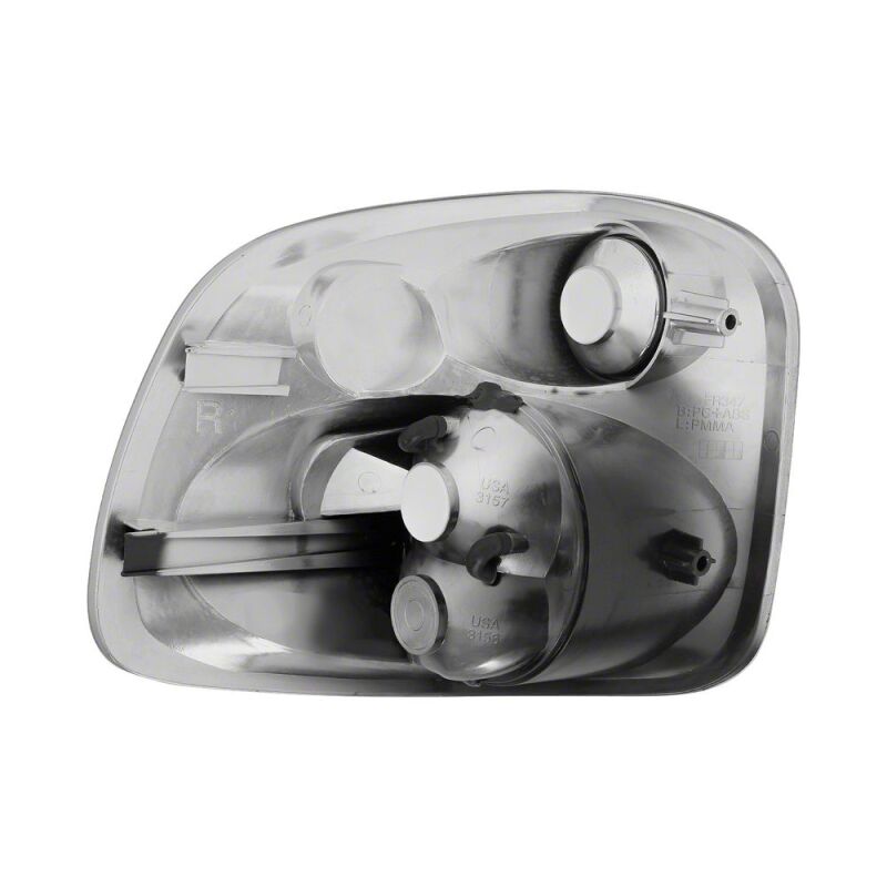 Raxiom 01-03 Ford F-150 Flareside Axial Series Version 2 Tail Lights- Black Housing- Clear Lens thumbnail 2