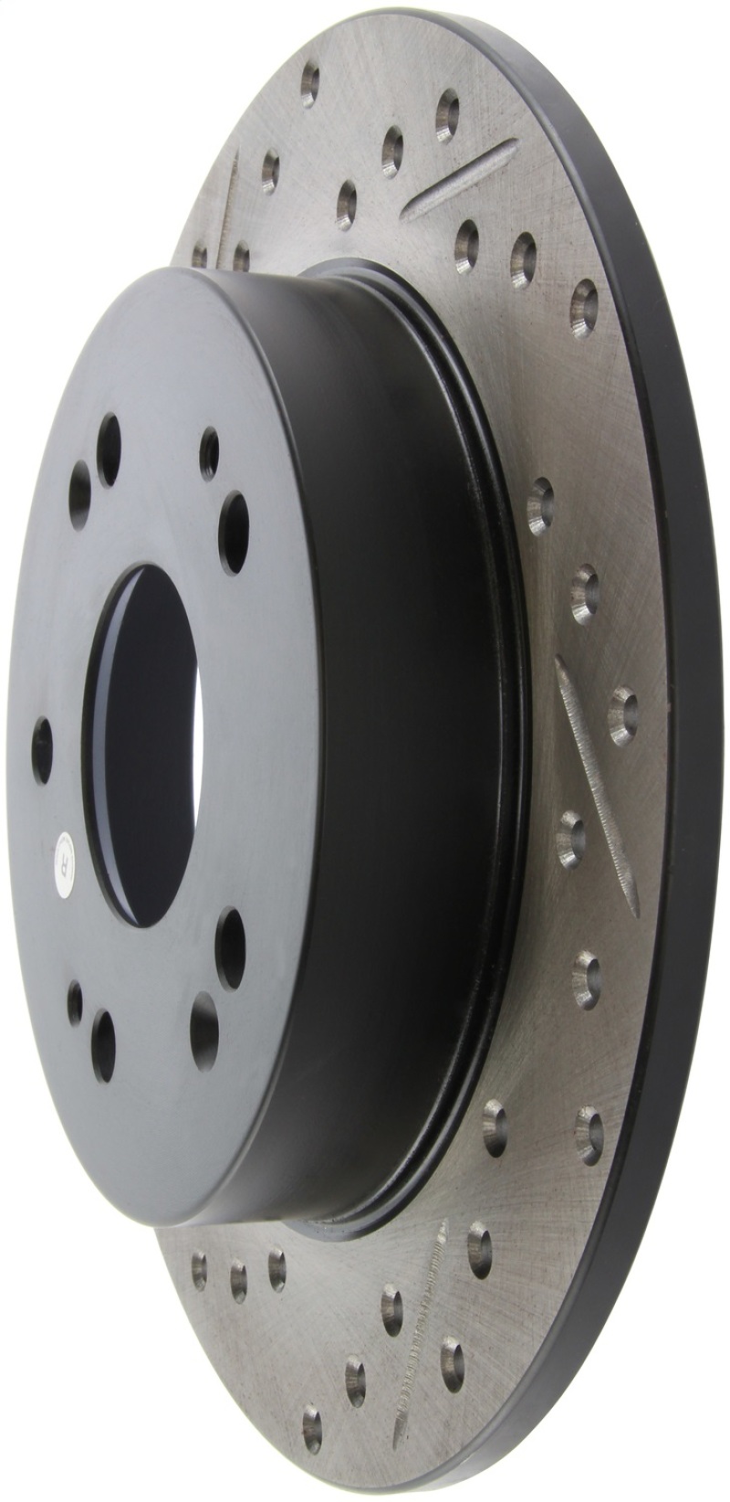 StopTech 06-09 Honda Civic Ex/Si Slotted & Drilled Right Rear Rotor thumbnail 7