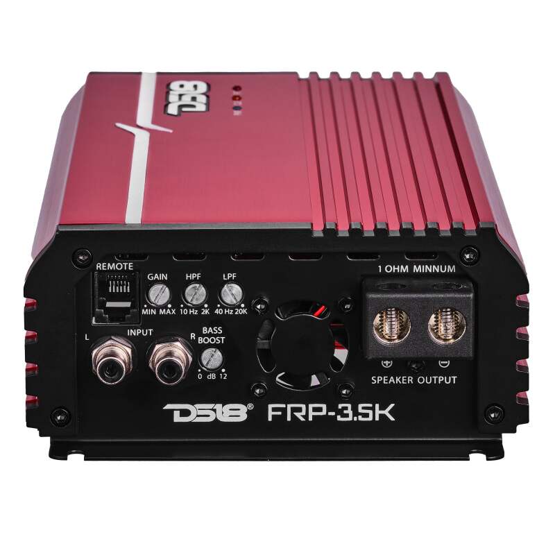 DS18 1-Channel Amp Class D Full-Range Monoblock 3500 Watts RMS/1ohm Red thumbnail 2