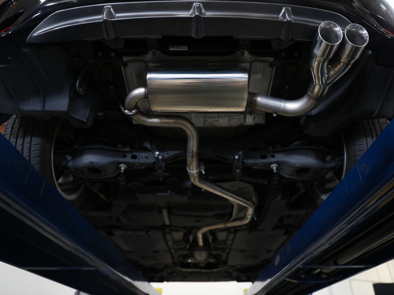 aFe POWER Takeda 2in to 2-1 304 SS Cat-Back Exhaust w/ Black Tips 11-17 Lexus CT200h 1.8L thumbnail 6